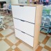 Tủ giày - thông minh Cherry 80cm vân sồi cánh trắng